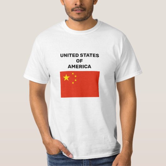 Verenigde Staten van China T-Shirt (Voorkant)