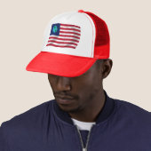 Verenigde Staten van de Aarde Vlag Hoed Trucker Pet (In situ)