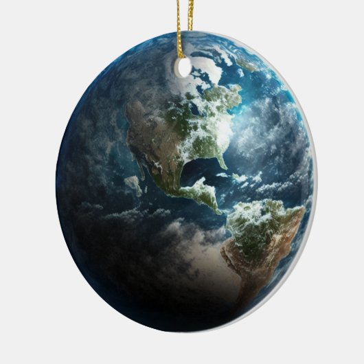 Verenigde Staten van de ruimte Keramisch Ornament (Links)