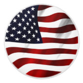 VERENIGDE STATEN VAN DE VLAG VAN AMERIKA KERAMISCHE KNOP (Voorkant)