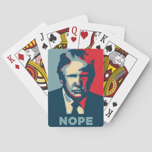 Verenigde Staten van Donald Trump Pokerkaarten (Achterkant)
