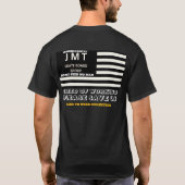 VERENIGDE STATEN VAN DURF. JMT Basic Donker T-shir T-shirt (Achterkant)