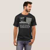 VERENIGDE STATEN VAN DURF. JMT Basic Donker T-shir T-shirt (Voorkant volledig)