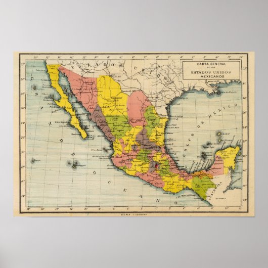 Verenigde Staten van Mexico 2 Poster (Voorkant)