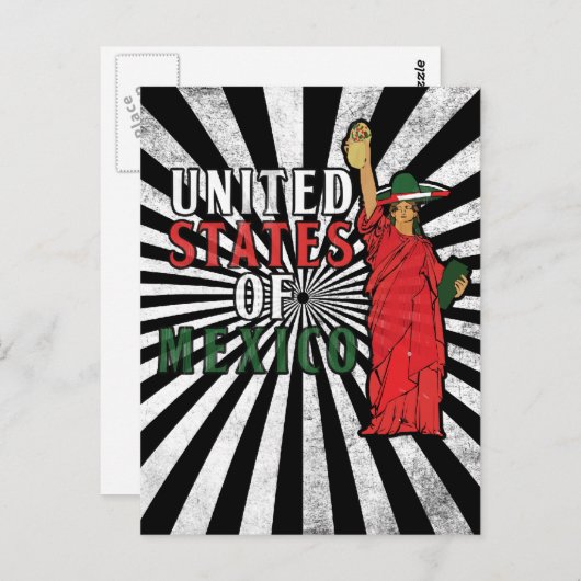 Verenigde Staten van Mexico Briefkaart (Voorkant / Achterkant)