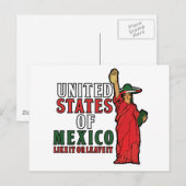 Verenigde Staten van Mexico Briefkaart (Voorkant / Achterkant)