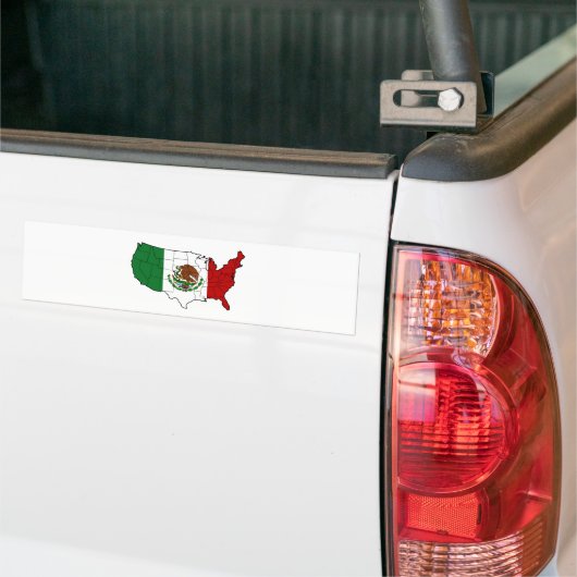 Verenigde Staten van Mexico Bumpersticker (Op Truck)