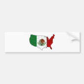 Verenigde Staten van Mexico Bumpersticker (Voorkant)