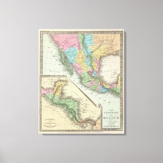Verenigde Staten van Mexico Canvas Afdruk (Voorkant)