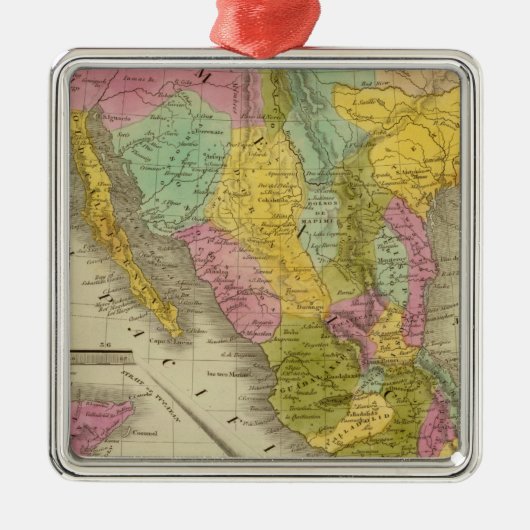 Verenigde Staten van Mexico Metalen Ornament (Voorkant)