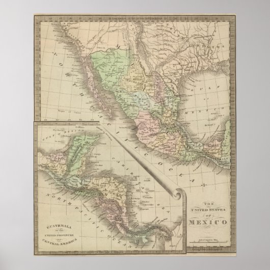 Verenigde Staten van Mexico Poster (Voorkant)