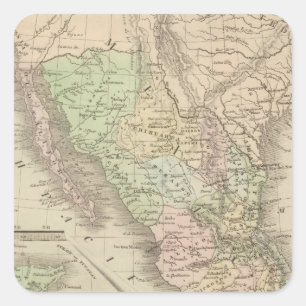 Verenigde Staten van Mexico Vierkante Sticker