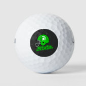 Verenigde Staten van Michigan Green White Golfballen (Voorkant)