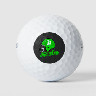 Verenigde Staten van Michigan Green White Golfballen