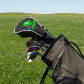 Verenigde Staten van Michigan Green White Golfheadcover (Insitu)