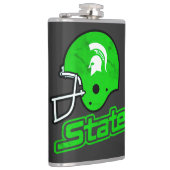 Verenigde Staten van Michigan Green White Heupfles (Rechts)