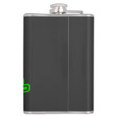 Verenigde Staten van Michigan Green White Heupfles (Achterkant)