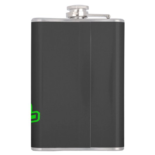 Verenigde Staten van Michigan Green White Heupfles (Achterkant)