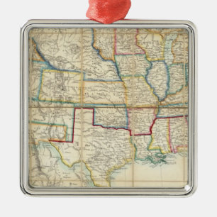 Verenigde Staten van Noord-Amerika 2 Metalen Ornament
