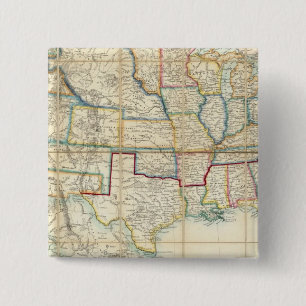 Verenigde Staten van Noord-Amerika 2 Vierkante Button 5,1 Cm