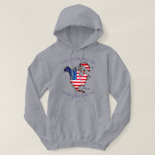 Verenigde Staten van Noord-Amerika Custom Text Hoodie