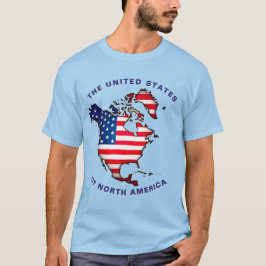 Verenigde Staten van Noord-Amerika Custom Text T-shirt