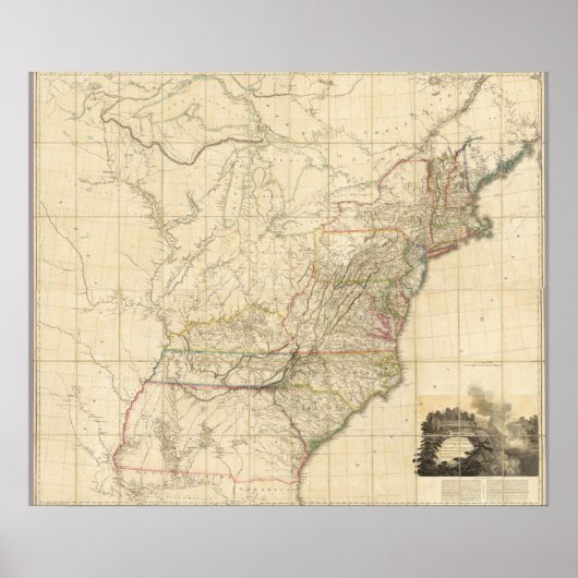 Verenigde Staten van Noord-Amerika Poster (Voorkant)