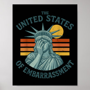 Verenigde Staten Van Verlegenheid Standbeeld Van D Poster