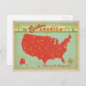 Verenigde Staten | Van Zee tot Zee in de schuur Briefkaart (Voorkant / Achterkant)