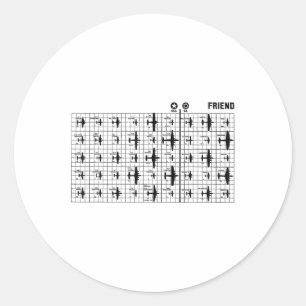 Verenigde Staten Verenigd Koninkrijk Geallieerde W Ronde Sticker