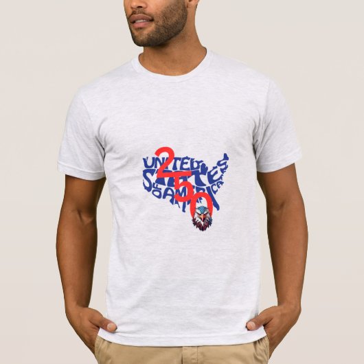 Verenigde Staten | Verenigde Staten | America 250  T-shirt (Voorkant)