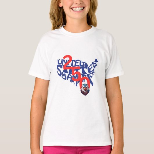 Verenigde Staten | Verenigde Staten | America 250  T-shirt (Voorkant)