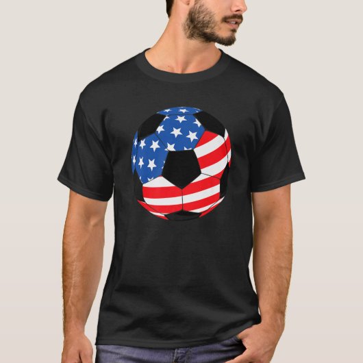 Verenigde Staten Verenigde Staten Amerikaanse voet T-shirt (Voorkant)