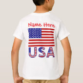 Verenigde Staten Verenigde Staten Verenigde Staten T-shirt (Achterkant)