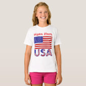 Verenigde Staten Verenigde Staten Verenigde Staten T-shirt (Voorkant volledig)