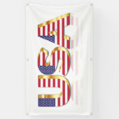 Verenigde Staten - Verenigde Staten - Vlag - Patri Spandoek (Verticaal)