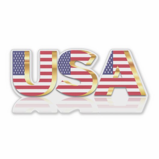 Verenigde Staten - Verenigde Staten - Vlag - Patri Sticker (Voorkant)