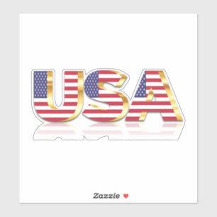 Verenigde Staten - Verenigde Staten - Vlag - Patri Sticker