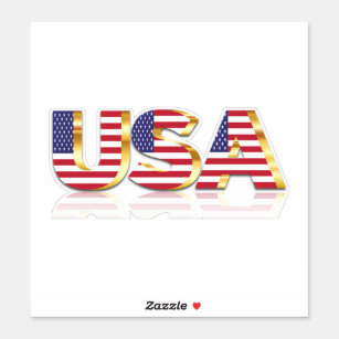 Verenigde Staten - Verenigde Staten - Vlag - Patri Sticker