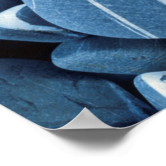 Verenigde Staten, Vermont, ChamPlain, Stones Poster (Hoek)