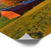 Verenigde Staten, Vermont, South Woodstock Poster (Hoek)