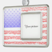 Verenigde Staten Verzilverd Omlijst Ornament (Links)