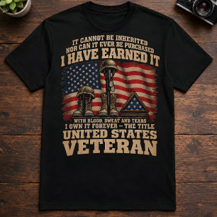 Verenigde Staten Veteraan Ik Heb Het Voor Altijd V T-shirt