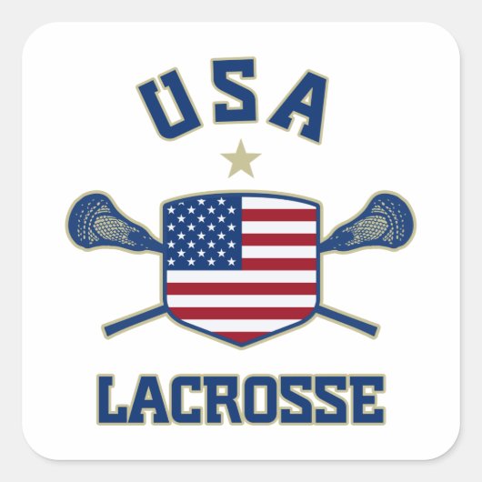 Verenigde Staten Vierkante Sticker (Voorkant)