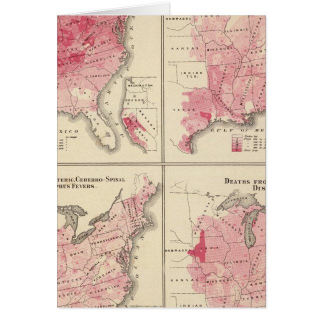 Verenigde Staten-vitaliteitskaarten (Voorkant)