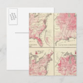 Verenigde Staten-vitaliteitskaarten Briefkaart (Voorkant / Achterkant)