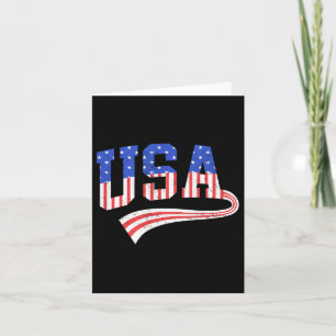 Verenigde Staten Vlag 4 Juli Amerika Rood Wit Blau Kaart