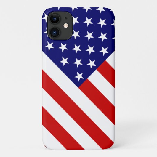 Verenigde Staten Vlag afkorting Case-Mate iPhone Case (Achterkant)