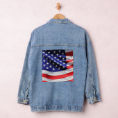 Verenigde Staten Vlag Amerika Rood Wit Blauw Patri Denim Jacket (Hangar)