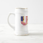 Verenigde Staten Vlag Bier Stein Bierpul (Links)